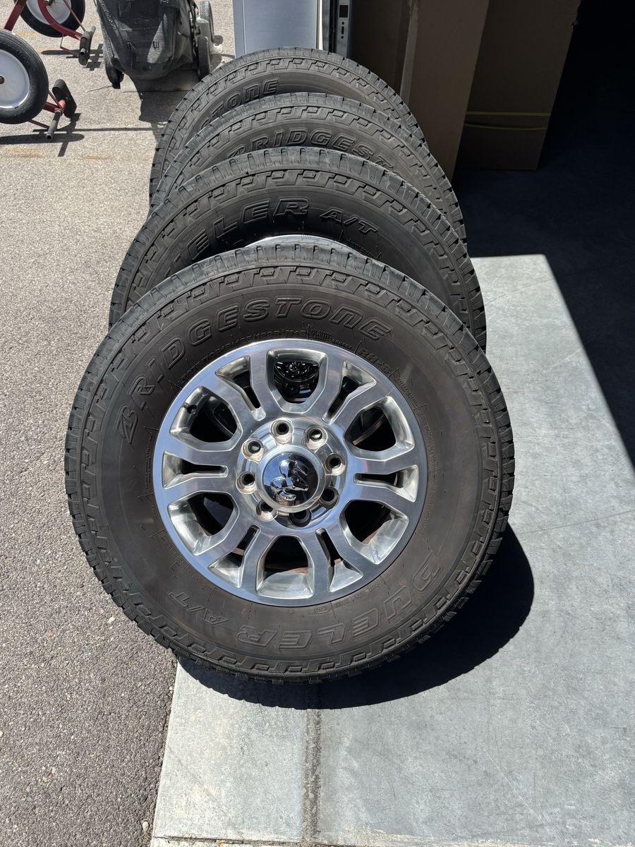 Ram 8x6.5 take off wheels and tires
