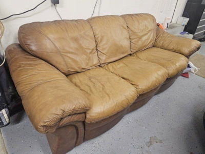 Leather couch