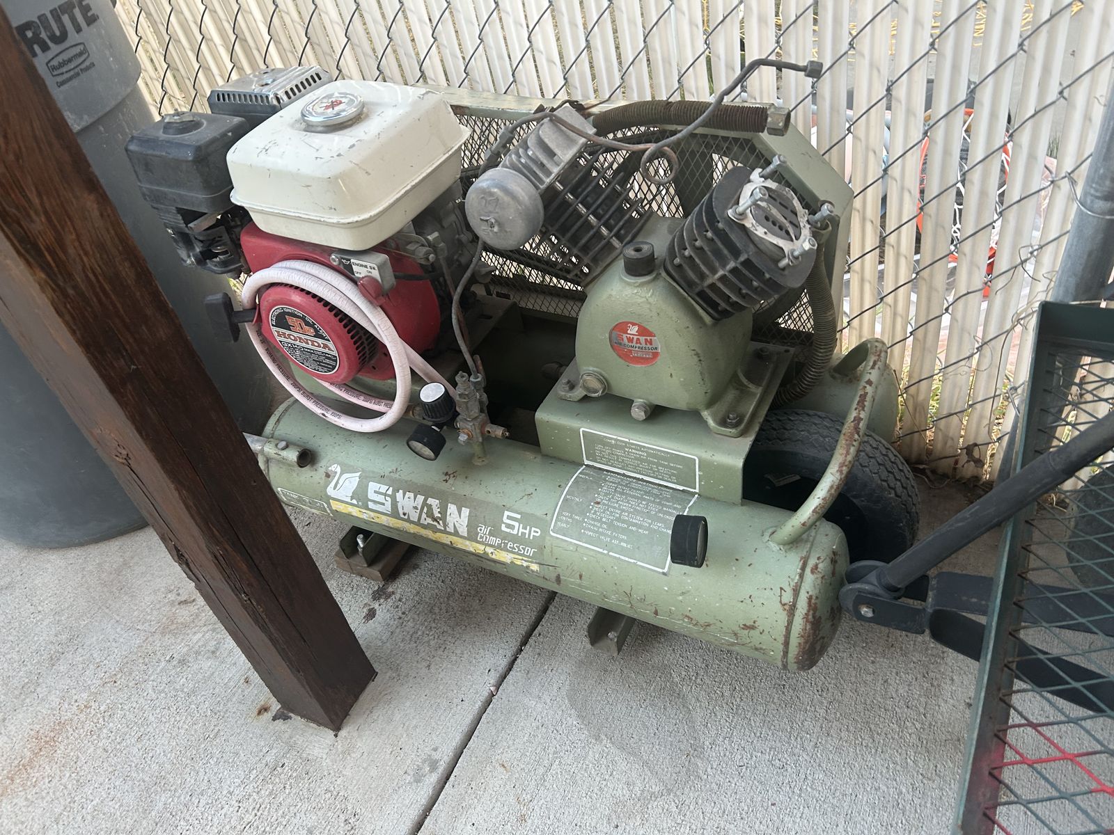 Air Compressor, Gas, $100 OBO