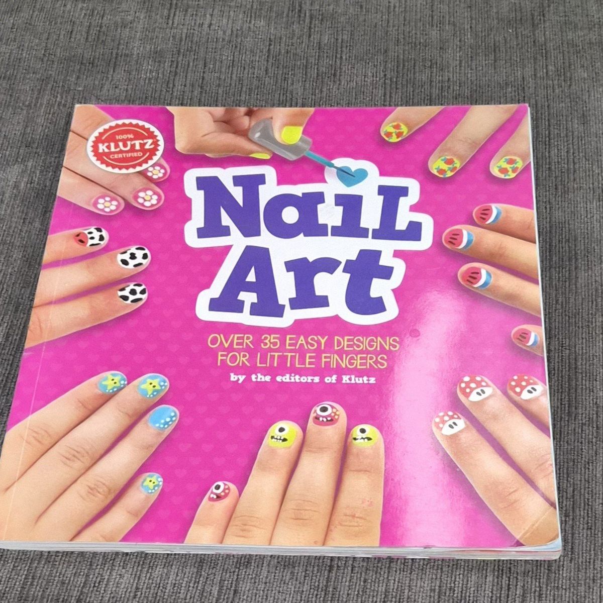 How to paint nail polish book with designs