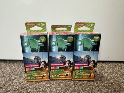 Lomography 800 Color Negative 35mm Film - 3 Pack