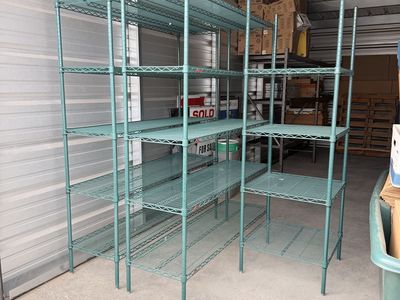 Heavy Duty Wire Storage Shelving Units - Commercial Grade