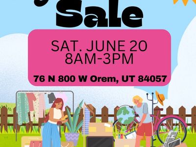 Yard Sale TODAY! 6/20