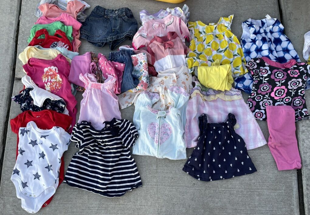 Cute 3-6 Month Girl Clothes For Warm Weather!
