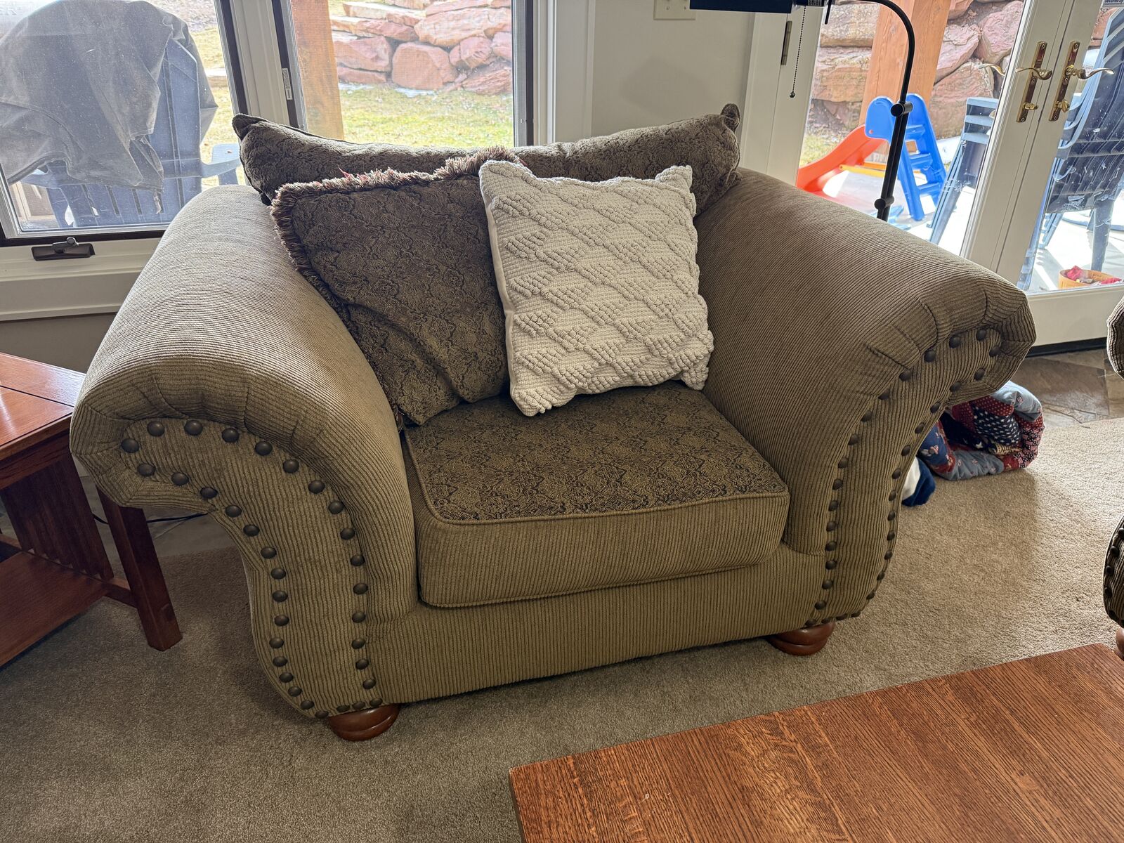 Couch and two chairs