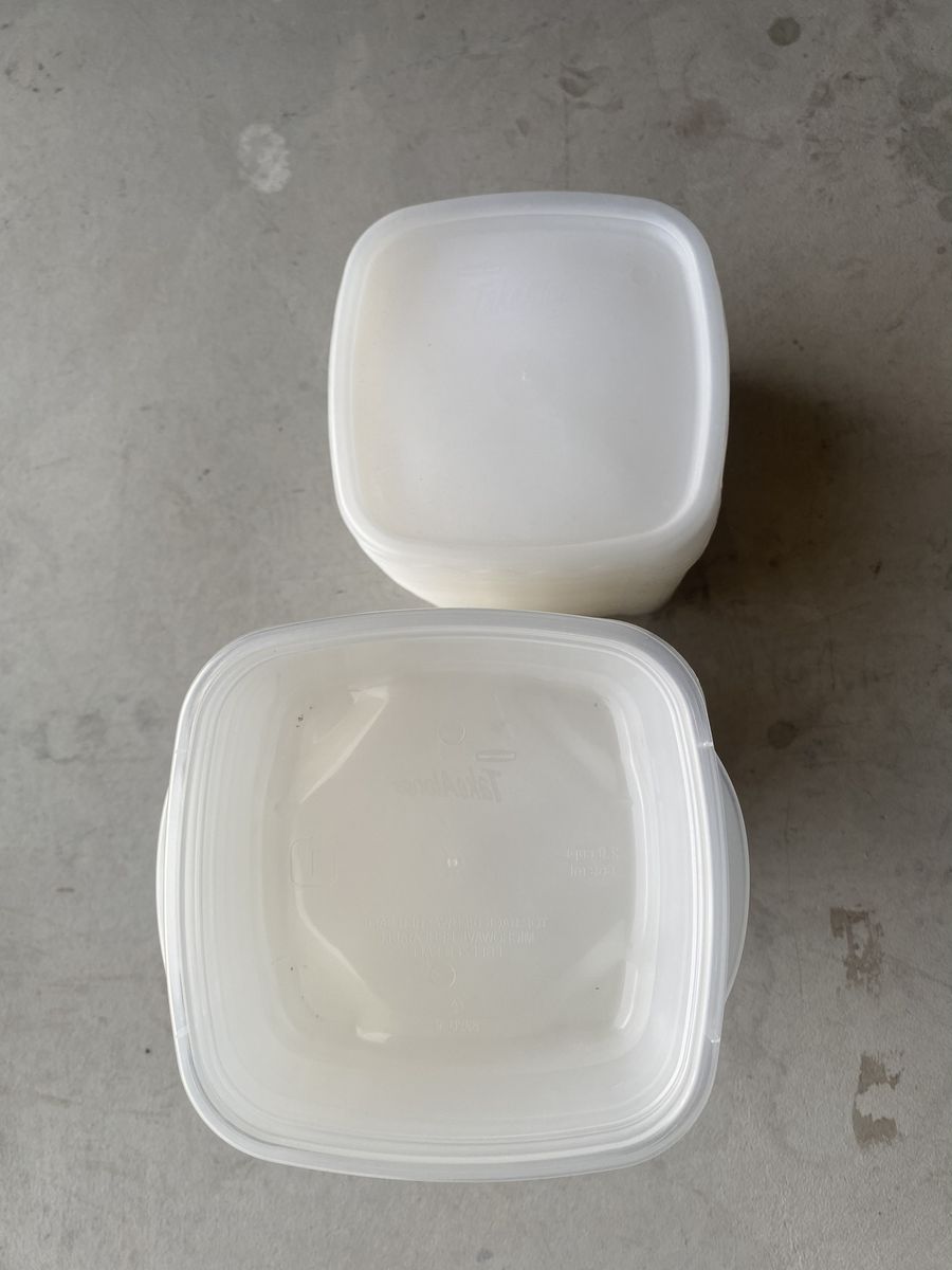 Square Rubbermaid Containers