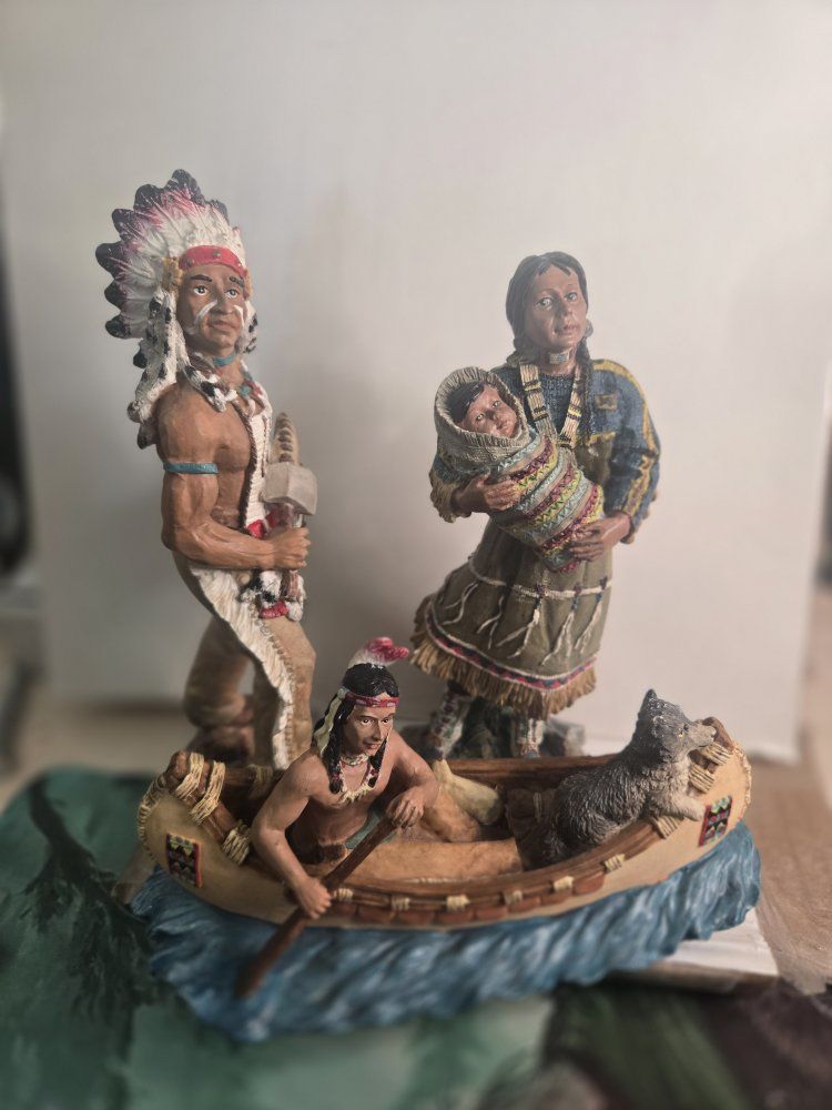 Native American Warrior Counting Coup Russ Berrie The First Americans
