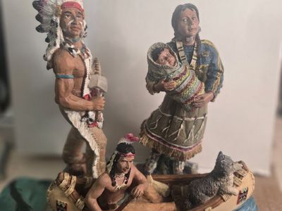 Native American Warrior Counting Coup Russ Berrie The First Americans