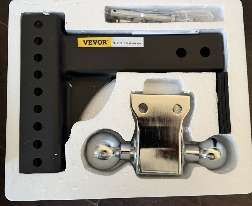New Vevor Heavy Duty Adjustable Hitch!