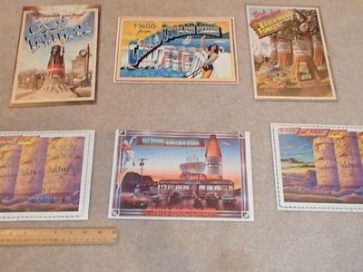 Promotional large-size Budweiser post cards for sale