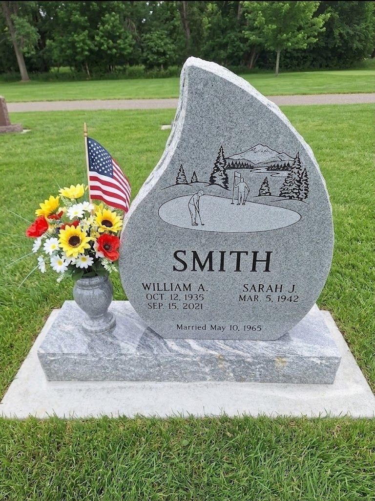 Custom Granite Headstones, Markers & Memorial Benches For Your Burial Plot