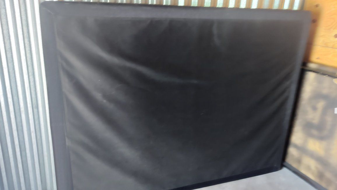 Metal Bed Frame and Mattress Set - Queen Size