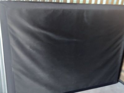 Metal Bed Frame and Mattress Set - Queen Size
