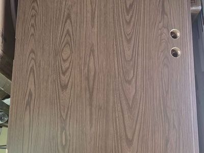 New MMI Solid, Walnut Finish, Fire Rated Door