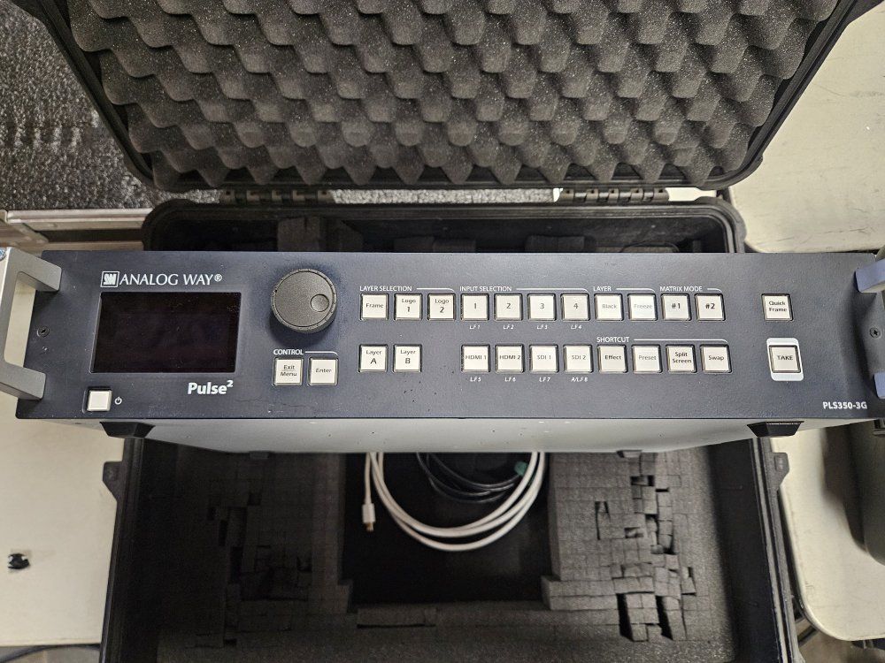 Analog Way Pulse 2 Video Switcher.