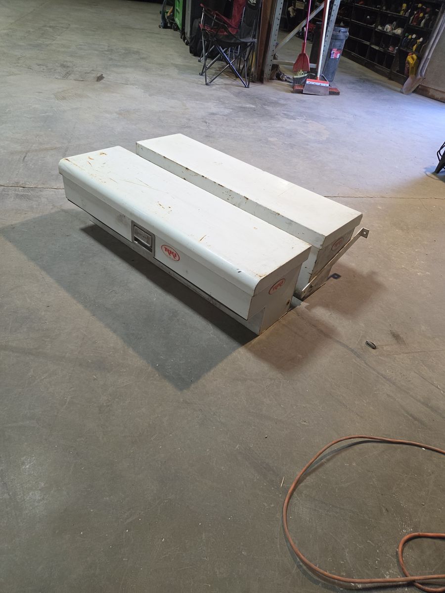 Truck bed tool boxes 200 for both or best offer