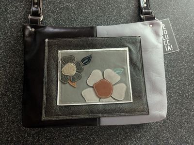 Handmade leather crossbody bag