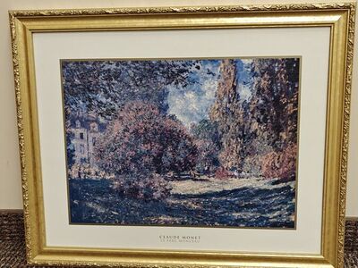 Claude Monet Le Parc Monceau Framed Art Print