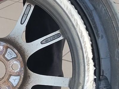 Evidence to show flat tire vs Railroad Track damage