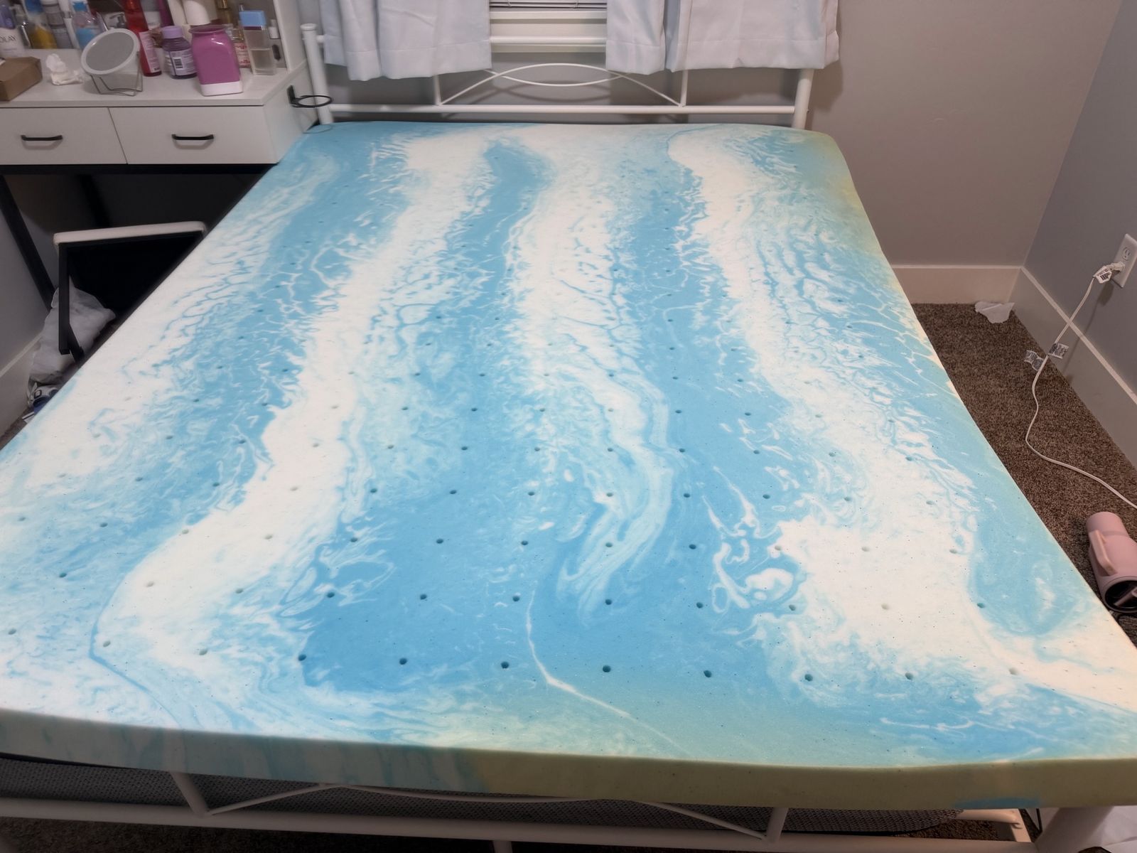 COOLING FULL size mattress topper 3 inch