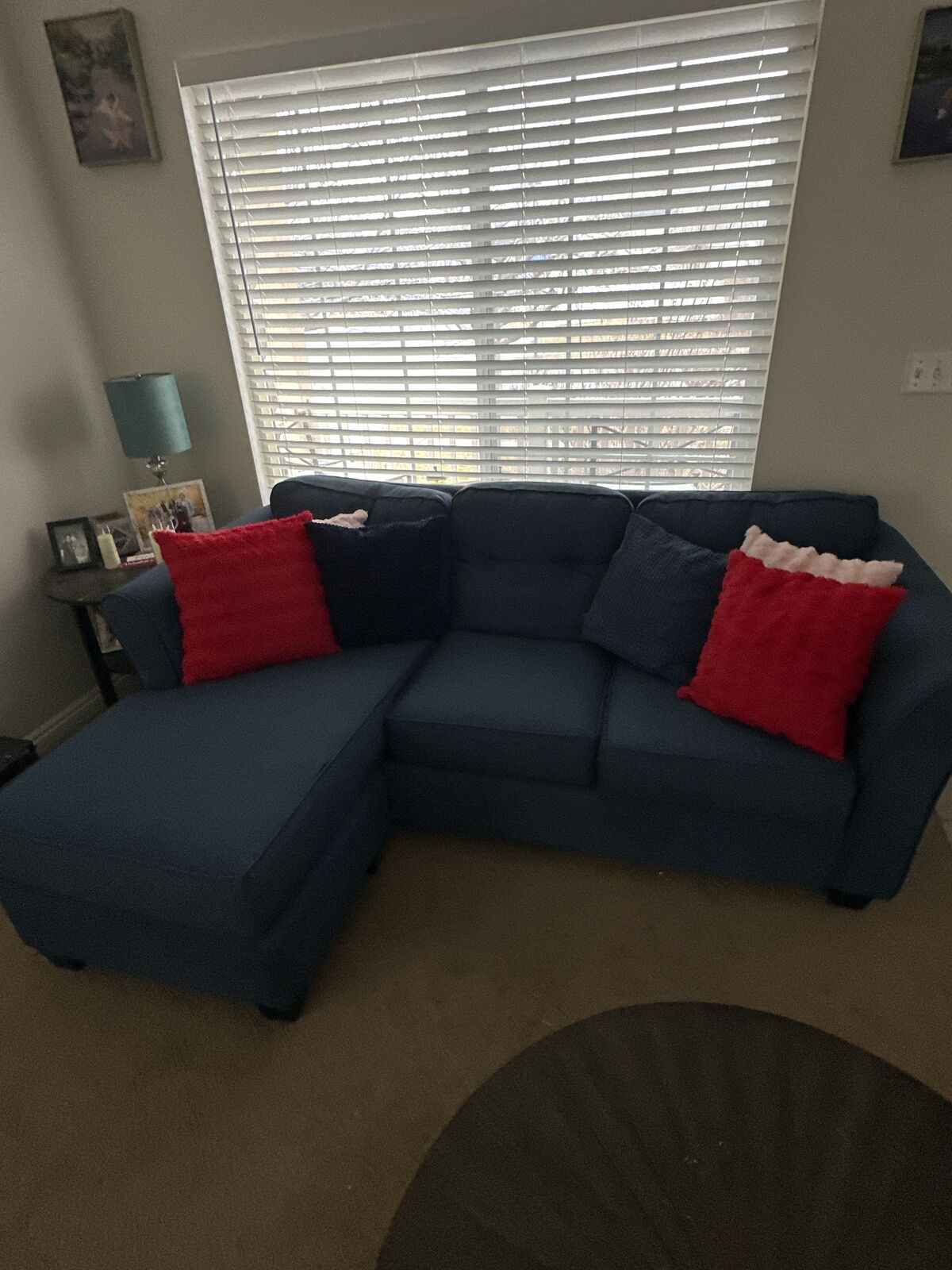Blue couch