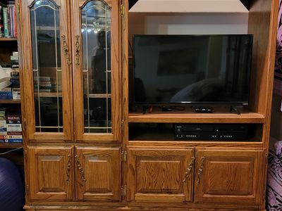 Oak TV cabinet