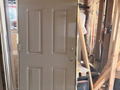 32 Inch Exterior Metal Door Six Panel