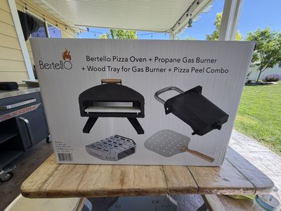 Bertello 12" Outdoor Pizza Oven with extras