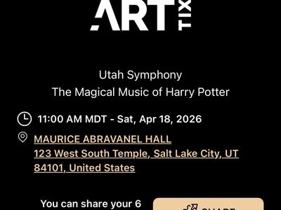 Harry Potter Orchestra Tickets