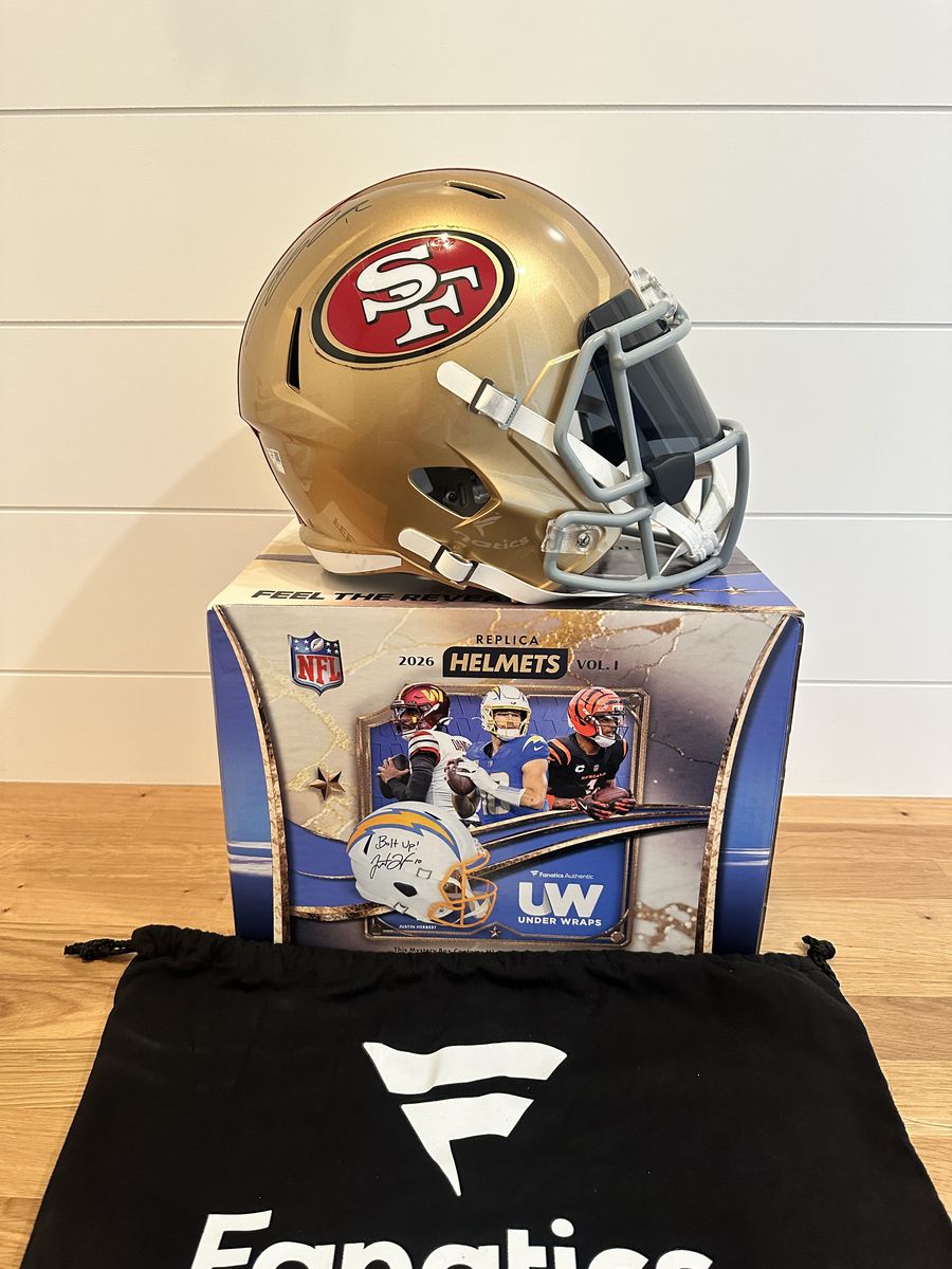 Ricky Pearsall Signed San Francisco 49ers Full Size Speed Replica Helmet – Fanatics Certified