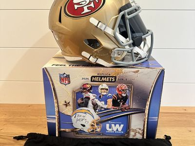 Ricky Pearsall Signed San Francisco 49ers Full Size Speed Replica Helmet – Fanatics Certified