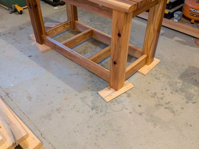 outdoor cedar table