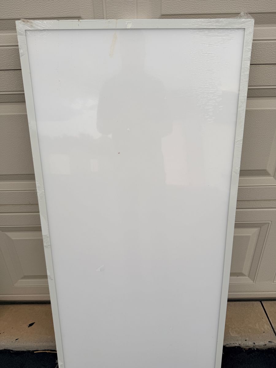 Commercial Electric LED Flat Panel Light Fixture White