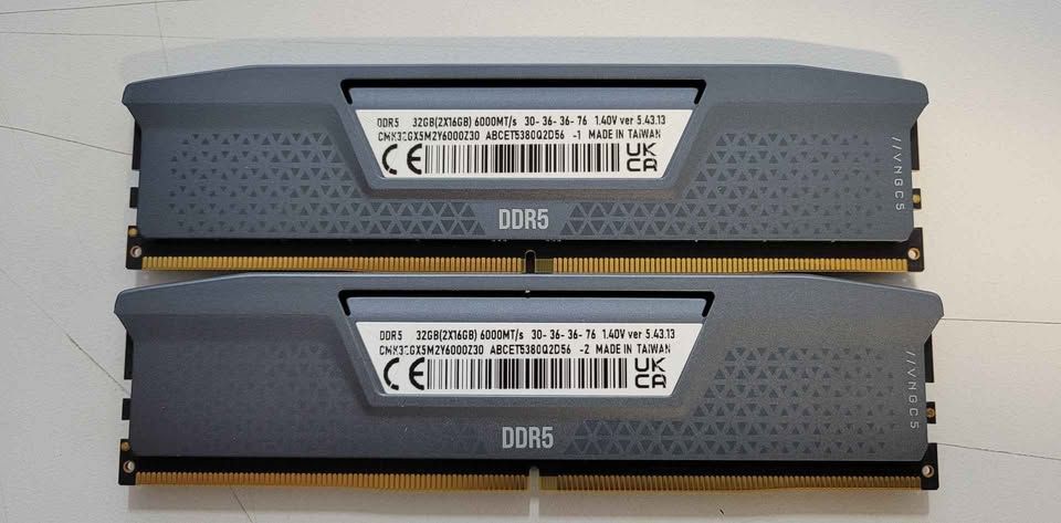 Corsair Vengeance 32G (2x16G) DDR5 Desktop Ram