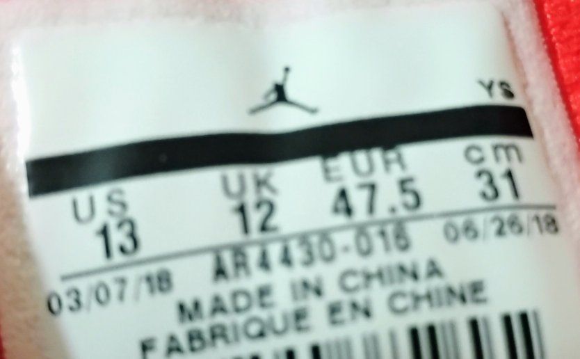 Men's Jordans AR4430-016 SZ 13