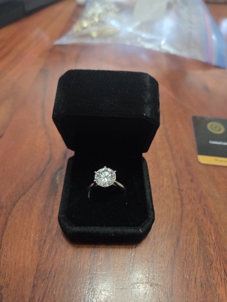 5 Carat Moissanite Ring Size 11