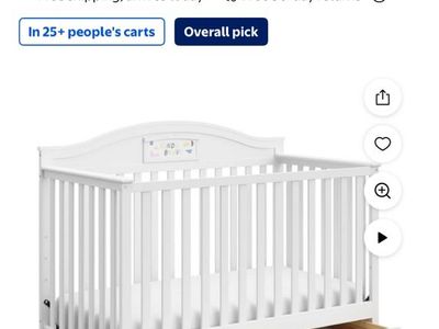 New Graco Story 5-1 Crib With Drawer