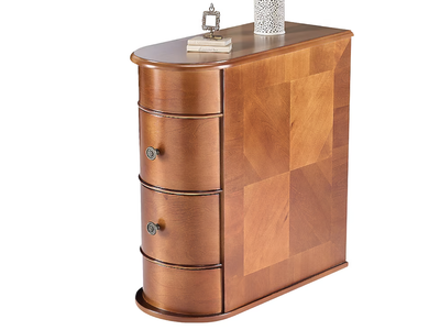 New in Box,Nightstand/side table No Assembly Night Stand with Curved Edge Storage