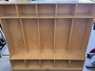 Kids Coat and Shoe Locker/Shelf