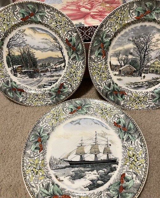 12 Collectible Christmas Plates for Sale