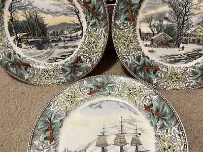 12 Collectible Christmas Plates for Sale