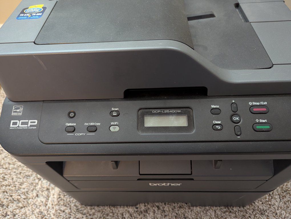 Brother DCP-L2540DW black and white toner  printer