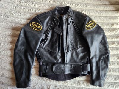 Vintage Vanson women's leather motorcycle jacket