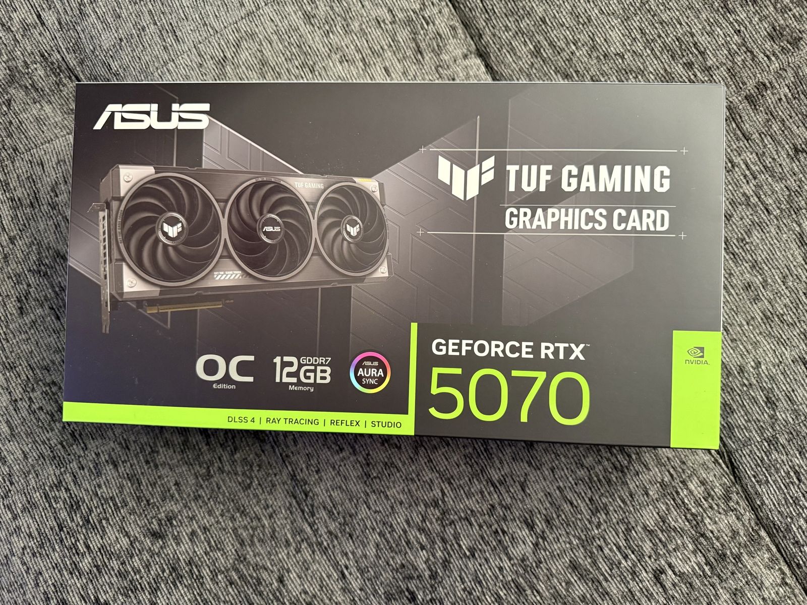 ASUS TUF Gaming GeForce RTX 5070 OC Edition 12GB GDDR7 Graphics Card - Like New If you have a PS5 Pro, I can trade for it.