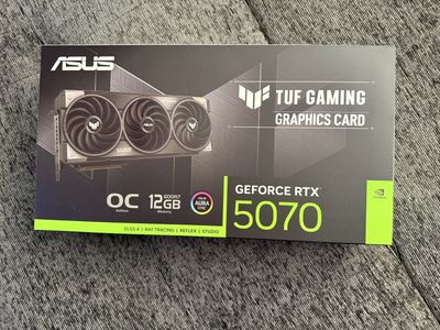 ASUS TUF Gaming GeForce RTX 5070 OC Edition 12GB GDDR7 Graphics Card - Like New If you have a PS5 Pro, I can trade for it.