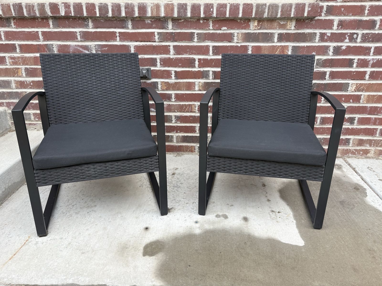 Outdoor Patio Armchairs- Set of 2