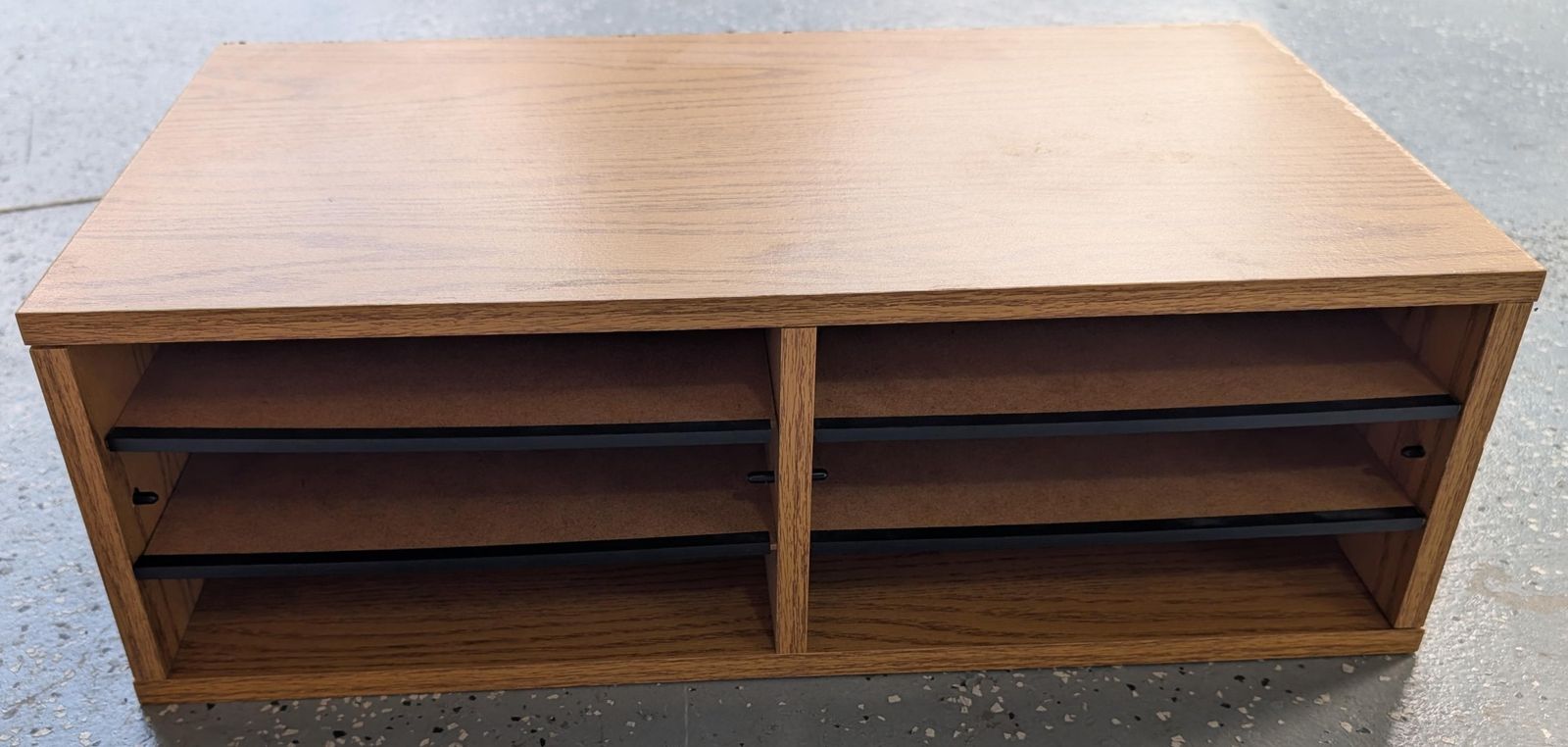 Wood Desktop Paper Storage Unit