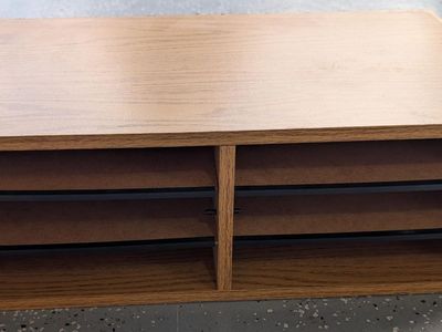 Wood Desktop Paper Storage Unit