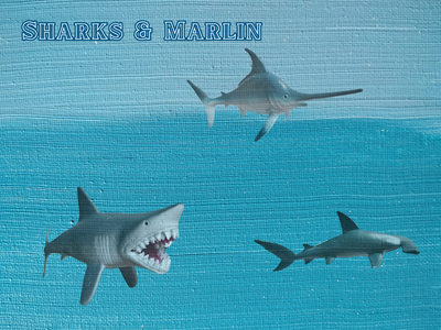 Sharks & Marlin - Lion - Fleece Blankets