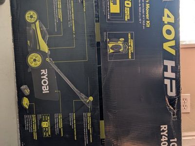 NEW Ryobi 40V Brushless Lawnmower